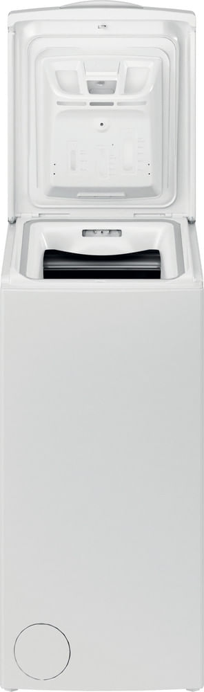 Indesit-Lavabiancheria-A-libera-installazione-BTW-L50300-IT-N-Bianco-Carica-dall-alto-D-Frontal-open