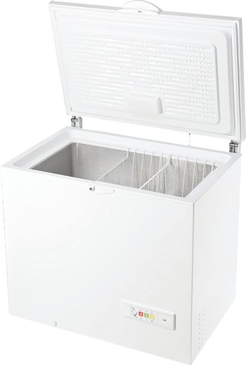 Indesit Congelatore A libera installazione OS 1A 300 H 2 Bianco Perspective open