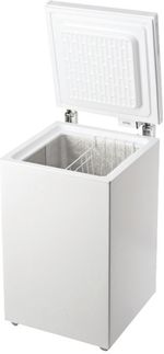 Indesit Congelatore A libera installazione OS 1A 100 2 Bianco Perspective open