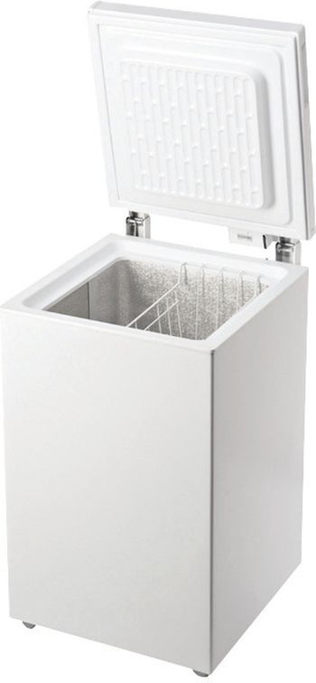 Indesit Congelatore A libera installazione OS 1A 100 2 Bianco Perspective open