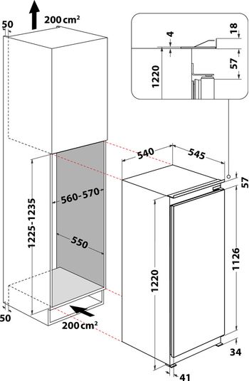 Indesit-Frigorifero-Da-incasso-SZ-12-A2D-I-1-Inox-Technical-drawing