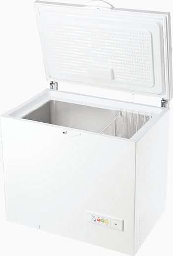 Indesit Congelatore A libera installazione OS 1A 250 2 Bianco Perspective open