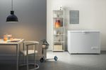 Indesit Congelatore A libera installazione OS 1A 250 2 Bianco Lifestyle frontal open