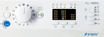 Indesit Lavabiancheria A libera installazione BWA 71052X W IT N Bianco Carica frontale E Control panel