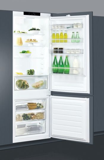 Indesit Combinazione Frigorifero/Congelatore Da incasso IND 401 Bianco 2 porte Lifestyle perspective open