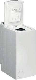 Indesit Lavabiancheria A libera installazione BTW B7220P IT/N Bianco Carica dall'alto E Perspective open