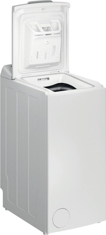 Indesit Lavabiancheria A libera installazione BTW S6230P IT/N Bianco Carica dall'alto D Perspective open