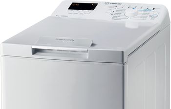 Indesit Lavabiancheria A libera installazione BTW S6230P IT/N Bianco Carica dall'alto D Control panel