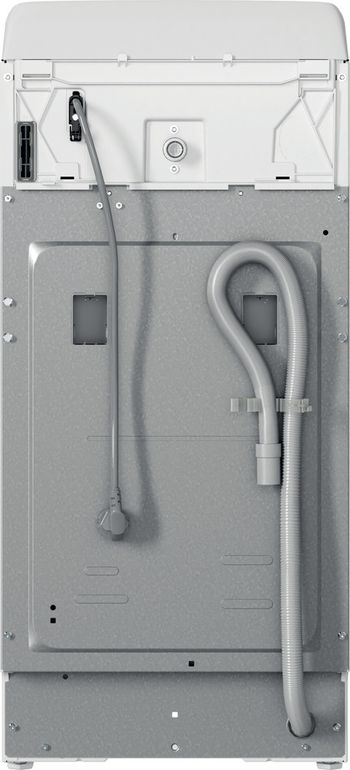 Indesit Lavabiancheria A libera installazione BTW S6230P IT/N Bianco Carica dall'alto D Back / Lateral