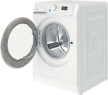 Indesit Lavabiancheria A libera installazione BWA 81284X W IT N Bianco Carica frontale C Perspective open