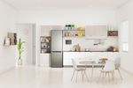 Indesit Combinazione Frigorifero/Congelatore A libera installazione INFC9 TI22X Inox 2 porte Lifestyle frontal