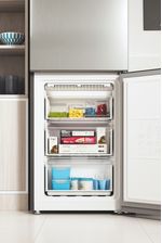 Indesit-Combinazione-Frigorifero-Congelatore-A-libera-installazione-INFC9-TI22X-Inox-2-porte-Lifestyle-frontal-open