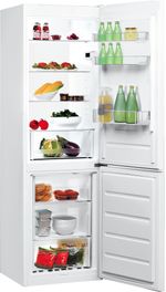 Indesit Combinazione Frigorifero/Congelatore A libera installazione LI8 S1E W Bianchi 2 porte Perspective open