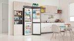 Indesit Combinazione Frigorifero/Congelatore A libera installazione INFC8 TO32X Inox 2 porte Lifestyle perspective open