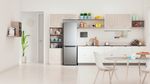 Indesit Combinazione Frigorifero/Congelatore A libera installazione INFC8 TI21X Inox 2 porte Lifestyle frontal