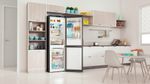 Indesit Combinazione Frigorifero/Congelatore A libera installazione INFC8 TI21X Inox 2 porte Lifestyle perspective open