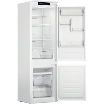 Indesit-Combinazione-Frigorifero-Congelatore-Da-incasso-INC18-T311-Bianco-2-porte-Perspective-open