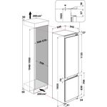 Indesit-Combinazione-Frigorifero-Congelatore-Da-incasso-INC20-T332-Bianco-2-porte-Technical-drawing