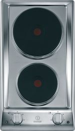 Indesit Piano cottura DP 2E (IX) Inox Solid Plate Frontal
