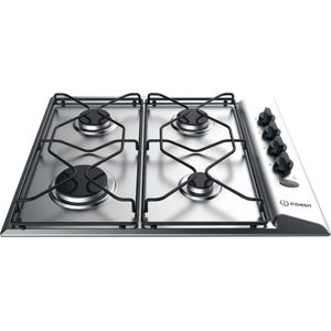 Piano cottura a gas Indesit: 4 fuochi - PAA 642 IX/I WE