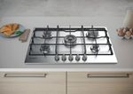 Indesit Piano cottura THP 752 W/IX/I Inox GAS Lifestyle perspective