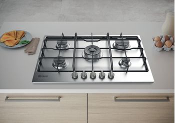 Indesit Piano cottura THP 752 W/IX/I Inox GAS Lifestyle perspective