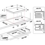 Indesit-Piano-cottura-AAR-160-C-Nero-Radiant-vitroceramic-Technical-drawing