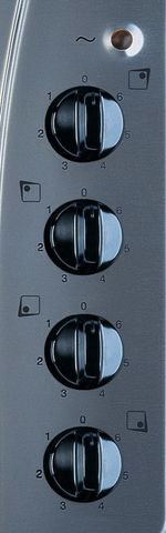 Indesit-Piano-cottura-TI-60-X-Inox-Solid-Plate-Control-panel