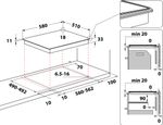 Indesit-Piano-cottura-TI-60-X-Inox-Solid-Plate-Technical-drawing