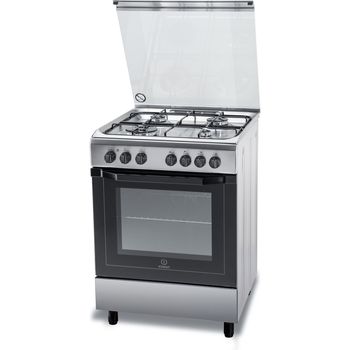 Indesit-Cucina-con-forno-a-doppia-cavita-I6TMH2AF-X--I-Inox-GAS-Perspective