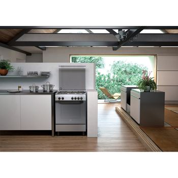 Indesit-Cucina-con-forno-a-doppia-cavita-I6TMH2AF-X--I-Inox-GAS-Lifestyle-frontal