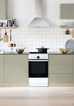 Indesit Cappa Da incasso IHPC 6.5 LM X Inox Montaggio a parete Meccanico Lifestyle frontal