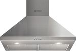 Indesit Cappa Da incasso IHPC 6.5 LM X Inox Montaggio a parete Meccanico Control panel