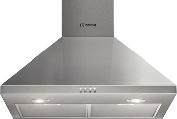 Indesit Cappa Da incasso IHPC 6.5 LM X Inox Montaggio a parete Meccanico Control panel