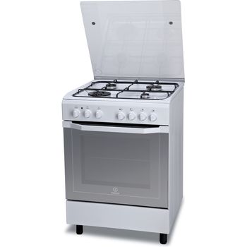 Indesit-Cucina-con-forno-a-doppia-cavita-I6TMH2AF-W--I-Bianco-GAS-Perspective