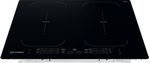 Indesit Piano cottura IB 88B60 NE Nero Induction vitroceramic Frontal top down