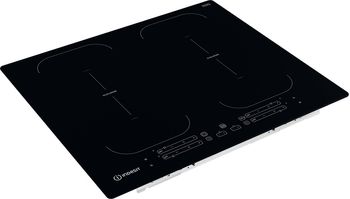 Indesit Piano cottura IB 88B60 NE Nero Induction vitroceramic Perspective