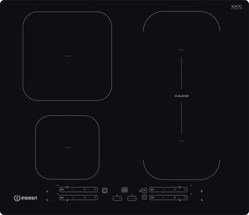 Indesit-Piano-cottura-IB-65B60-NE-Nero-Induction-vitroceramic-Frontal