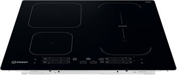 Indesit Piano cottura IB 65B60 NE Nero Induction vitroceramic Frontal top down