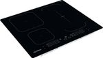 Indesit Piano cottura IB 65B60 NE Nero Induction vitroceramic Perspective