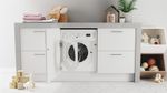 Indesit Lavasciugabiancheria Da incasso BI WDIL 861284 EU Bianco Carica frontale Lifestyle frontal open