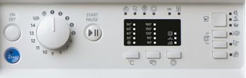 Indesit Lavasciugabiancheria Da incasso BI WDIL 861284 EU Bianco Carica frontale Control panel
