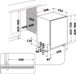 Indesit-Lavastoviglie-Da-incasso-DIE-2B19-A-Totalmente-integrato-F-Technical-drawing