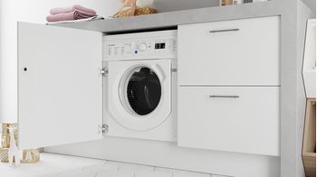 Indesit Lavabiancheria Da incasso BI WMIL 81284 EU Bianco Carica frontale C Lifestyle perspective