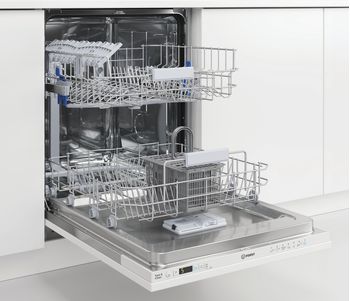 Indesit Lavastoviglie Da incasso DIC 3B+16 A Totalmente integrato F Perspective open