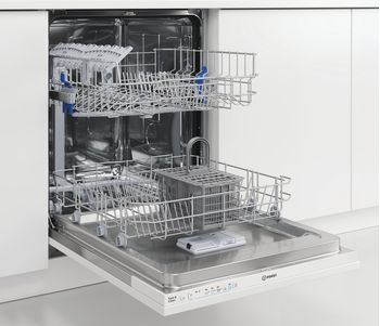 Indesit-Lavastoviglie-Da-incasso-DIE-2B19-Totalmente-integrato-F-Perspective-open