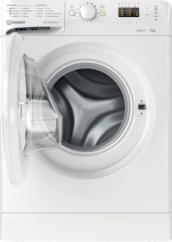 Indesit Lavabiancheria A libera installazione MTWA 71252 W IT Bianco Carica frontale E Frontal open