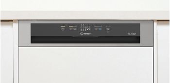 Indesit Lavastoviglie Da incasso DBE 2B19 A X Semi-integrato F Control panel