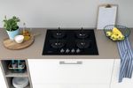 Indesit Piano cottura ING 61T/BK Nero GAS Lifestyle frontal top down