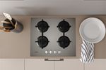 Indesit Piano cottura ING 61T/TD Tortora GAS Lifestyle frontal